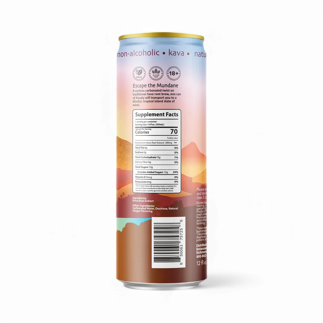 Kavaly Original Sparkling Kava Beverage