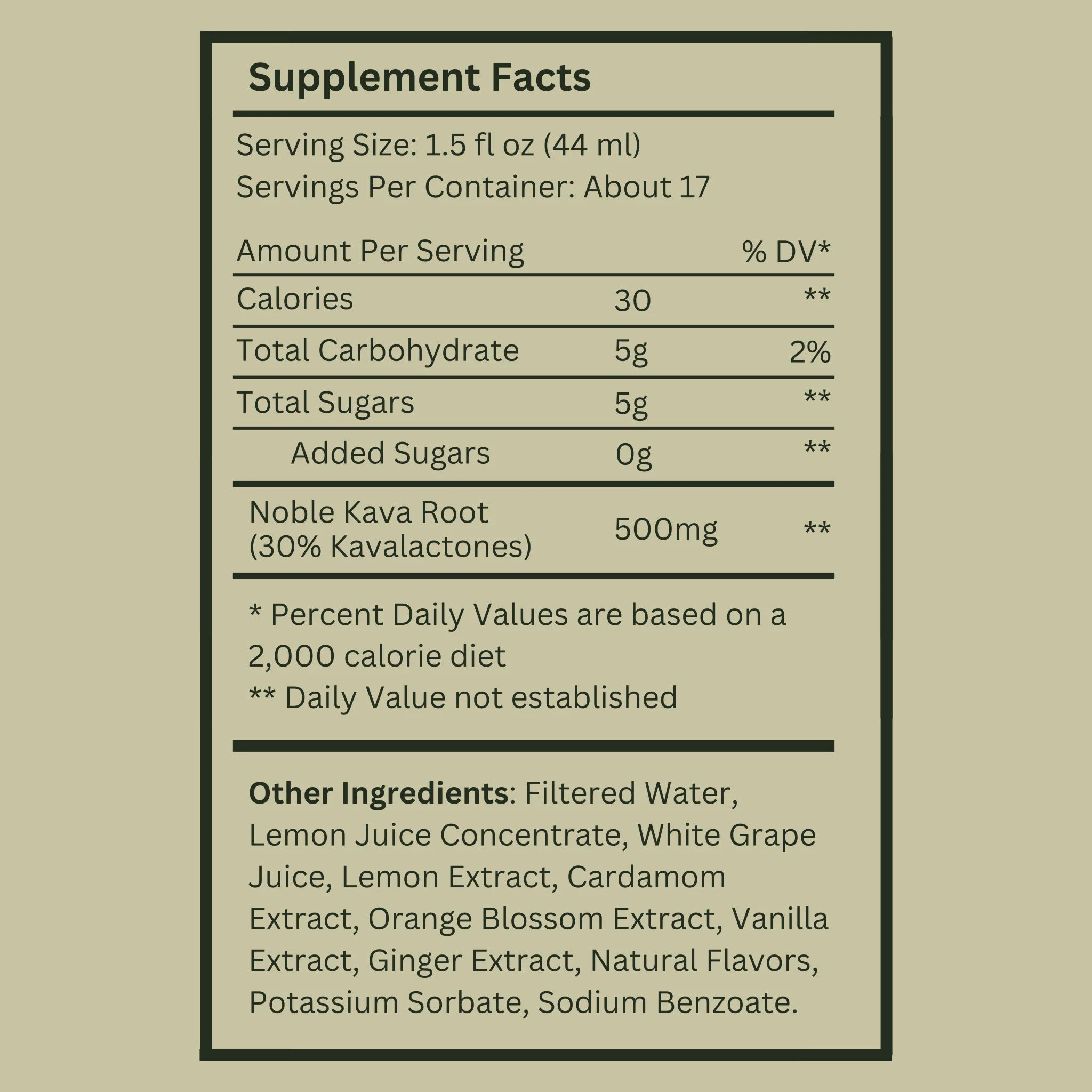 Kava Haven - Kava-Infused Non-Alcoholic Spirit - (750mL Bottle)